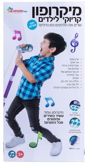 מיקרופון קריוקי עמוד