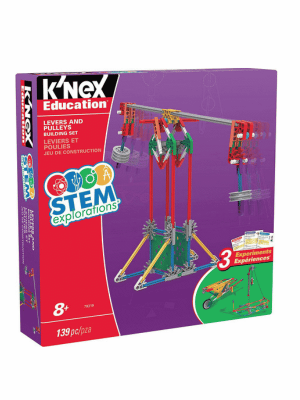 משחק הרכבה מנופים וגלגלות, 139 חל' - k'nex (קונקס)
